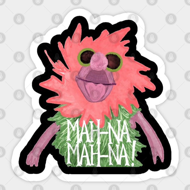 Mah-Na-Mah-Na! Muppet Sticker by BlackBunnyDesignStudio